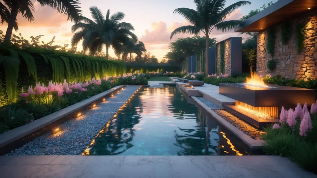 High-End Landscape Construction in Palm City, FL